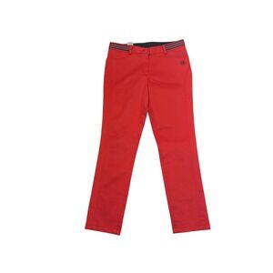 Design by Collection 1988 Womens Red Golf Pants Stile Sportivo Italiano Small